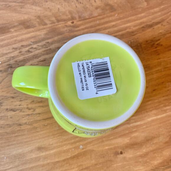 Fiesta Ware Tapered Mug Ceramic 15oz Hello My Pretties Lemongrass Halloween - Picture 7 of 9